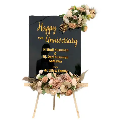 Papan Bunga Akrilik Katingan