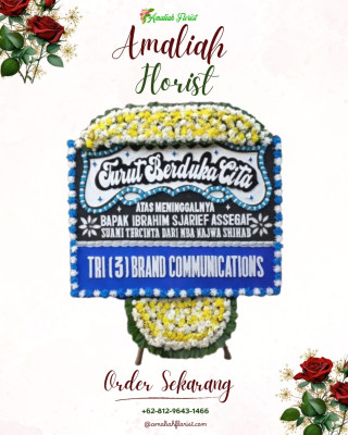 Papan Bunga Duka di Katingan