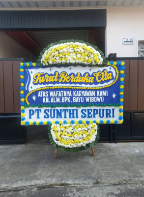 Papan Bunga Duka di Katingan