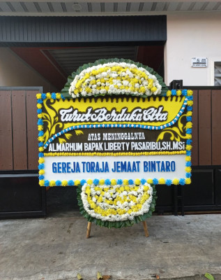 Papan Bunga Duka di Katingan